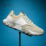 Xajzpa - Men Shoes Sneakers Male Tenis Luxury Mens Casual Shoes Trainer Race Breathable Fashion