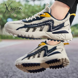 Xajzpa - Men Shoes Sneakers Male Tenis Luxury Mens Casual Shoes Trainer Race Breathable Fashion