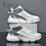 Xajzpa - Men Shoes Sneakers Male Tenis Luxury Mens Casual Shoes Trainer Race Breathable Fashion