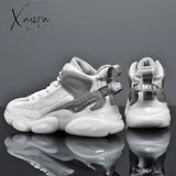 Xajzpa - Men Shoes Sneakers Male Tenis Luxury Mens Casual Shoes Trainer Race Breathable Fashion