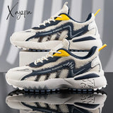 Xajzpa - Men Shoes Sneakers Male Tenis Luxury Mens Casual Shoes Trainer Race Breathable Fashion