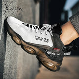 Xajzpa - Men Shoes Sneakers Male Tenis Luxury Mens Casual Shoes Trainer Race Breathable Fashion