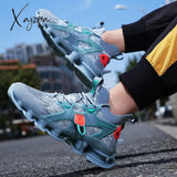 Xajzpa - Men Shoes Sneakers Male Tenis Luxury Mens Casual Shoes Trainer Race Breathable Fashion