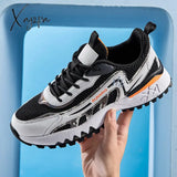 Xajzpa - Men Shoes Sneakers Male Tenis Luxury Mens Casual Shoes Trainer Race Breathable Fashion