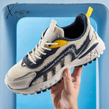 Xajzpa - Men Shoes Sneakers Male Tenis Luxury Mens Casual Shoes Trainer Race Breathable Fashion