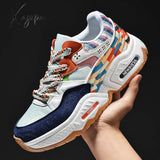 Xajzpa - Men Shoes Sneakers Male Tenis Luxury Mens Casual Shoes Trainer Race Breathable Fashion