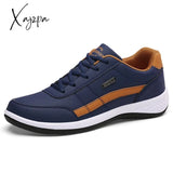 Xajzpa - Men Shoes Sneakers Trend Casual Breathable Leisure Male Non-Slip Vulcanized Blue / 39