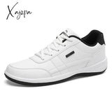 Xajzpa - Men Shoes Sneakers Trend Casual Breathable Leisure Male Non-Slip Vulcanized White / 39