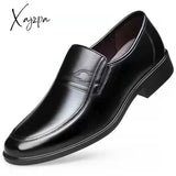 Xajzpa - Men Shoes Winter Genuine Leather Loafers Breathable Autumn Comfortable Casual Outdoor