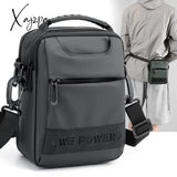 Xajzpa - Men Small Shoulder Cross Body Belt Bag Handbag Waist Fanny Pack Fashion Waterproof Nylon