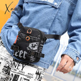 Xajzpa - Men Small Shoulder Messenger Bag Waist Belt Pack Military Fashion Waterproof Nylon Male