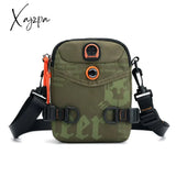 Xajzpa - Men Small Shoulder Messenger Bag Waist Belt Pack Military Fashion Waterproof Nylon Male