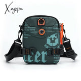 Xajzpa - Men Small Shoulder Messenger Bag Waist Belt Pack Military Fashion Waterproof Nylon Male