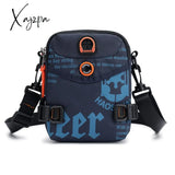 Xajzpa - Men Small Shoulder Messenger Bag Waist Belt Pack Military Fashion Waterproof Nylon Male