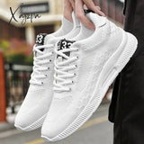 Xajzpa - Men Sneakers Elevator Shoes Hidden Heels Breathable Heightening For Increase Insole 6Cm