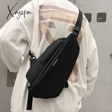 Xajzpa - Men Trendy Multifunction Fashion Shoulder Bags Waterproof Crossbody Travel Sling Bag Pack