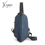 Xajzpa - Men Trendy Multifunction Fashion Shoulder Bags Waterproof Crossbody Travel Sling Bag Pack