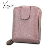 Xajzpa - Men Wallets Man’s Card Genuine Leather Clutch Purses Driver’s License Cover Zipper