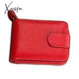 Xajzpa - Men Wallets Man’s Card Genuine Leather Clutch Purses Driver’s License Cover Zipper