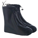 Xajzpa - Men Women Shoes Covers For Rain Flats Ankle Boots Cover Pvc Reusable Non-Slip With