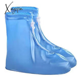 Xajzpa - Men Women Shoes Covers For Rain Flats Ankle Boots Cover Pvc Reusable Non-Slip With