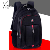 Xajzpa - Men’s Backpack Oxford Cloth Casual Fashion Academy Style High Quality Bag Design Large