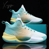 Xajzpa - Men's Basketball Shoes Breathable Cushioning Non-Slip Wearable Sports Shoes Gym Training Athletic Basketball Sneakers for Women