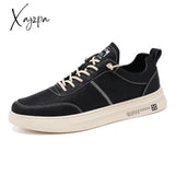 Xajzpa - Men’s Casual Shoes Lightweight Breathable Men Flat Sneakers White Business Travel Tenis