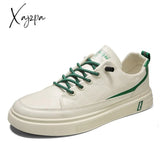 Xajzpa - Men’s Casual Shoes Lightweight Breathable Men Flat Sneakers White Business Travel Tenis