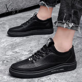 Xajzpa - Men’s Casual Shoes Rubber Sole Sports Breathable Youth Trend Comfortable Outdoor Leisure