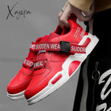 Xajzpa - Men’s High Top Fashion Leather Sneakers Trend Hot Sale Comfortable Man Casual Shoes