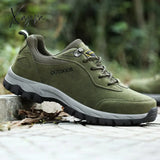 Xajzpa - Men’s Hiking Shoes Waterproof Outdoor Sneakers Trekking Non-Slip Lightweight Trail