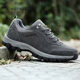 Xajzpa - Men’s Hiking Shoes Waterproof Outdoor Sneakers Trekking Non-Slip Lightweight Trail