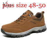 Xajzpa - Men’s Hiking Shoes Waterproof Outdoor Sneakers Trekking Non-Slip Lightweight Trail