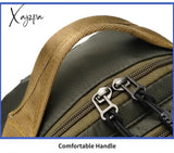 Xajzpa - Men’s Multi-Function Shoulder Bag Fashion Waterproof Chest Travel Cross Body Messenger