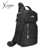 Xajzpa - Men’s Multi-Function Shoulder Bag Fashion Waterproof Chest Travel Cross Body Messenger