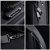 Men's Multifunction Anti-theft USB Shoulder Bag Man Crossbody Cross body Travel Sling Chest Bags Pack Messenger Pack For Male jsvery