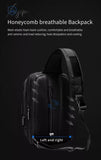 Xajzpa - Men’s Multifunction Shoulder Bag Usb Crossbody Sling Chest Bags Waterproof Travel