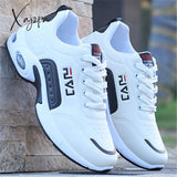 Xajzpa - Men’s Pu Leather Autumn Shoes Boys Casual Sneakers Man Tennis Fashion Men White Trainers