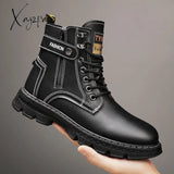 Xajzpa - Men’s Shoes Autumn New Fashion High Top Versatile Sports Casual Korean Comfortable