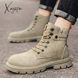 Xajzpa - Men’s Shoes Autumn New Fashion High Top Versatile Sports Casual Korean Comfortable