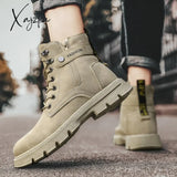 Xajzpa - Men’s Shoes Autumn New Fashion High Top Versatile Sports Casual Korean Comfortable