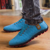 Xajzpa - Mens Shoes Casual Fashion Low Lace-Up Walking Sneakers Flats Breathable Running Men