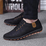 Xajzpa - Mens Shoes Casual Fashion Low Lace-Up Walking Sneakers Flats Breathable Running Men