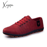 Xajzpa - Mens Shoes Casual Fashion Low Lace-Up Walking Sneakers Flats Breathable Running Men