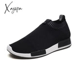 Xajzpa - Men’s Slip On Sock Sneakers 38-47 Super Light Breathable Mens Shoes Men Walking Jogging