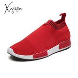 Xajzpa - Men’s Slip On Sock Sneakers 38-47 Super Light Breathable Mens Shoes Men Walking Jogging