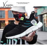 Xajzpa - Men’s Sneakers Mesh Breathable Running Shoes Male Light Non-Slip Classic Sports Casual