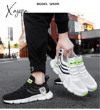 Xajzpa - Men’s Sneakers Mesh Breathable Running Shoes Male Light Non-Slip Classic Sports Casual