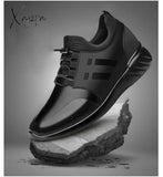 Xajzpa - Men’s Sneakers Quality 6Cm Increasing British Shoes New Breathable Summer Casual Big